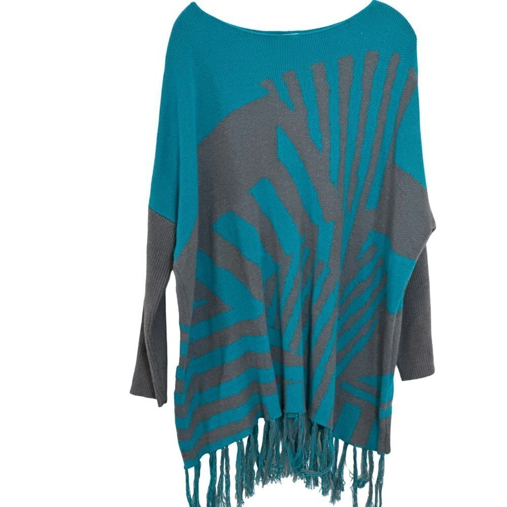 Westbound Woman Cotton/ Acrylic Sweaters Size 1X Two Tone Sku 2649